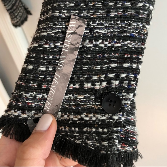 NWT Second Female Sweater Moto Zip Coat, M - Picture 4 of 9